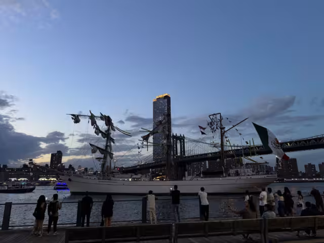 Así quedó el Buque tras la colosión