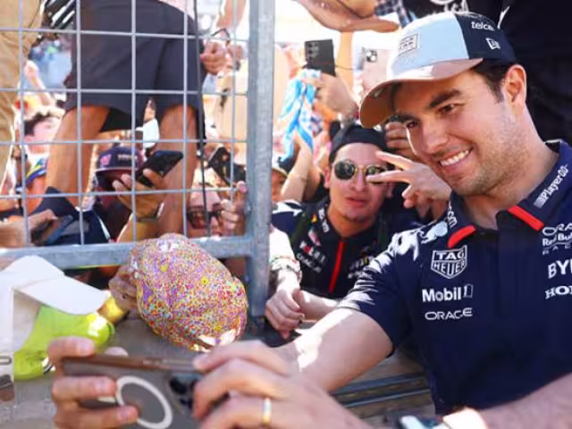 Checo está listo para recibir el cariño de su gente