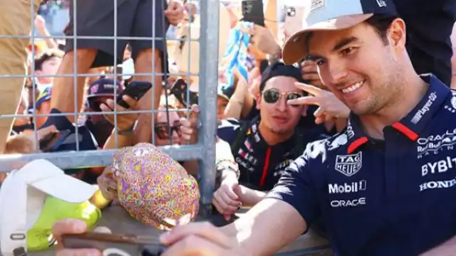 Checo está listo para recibir el cariño de su gente