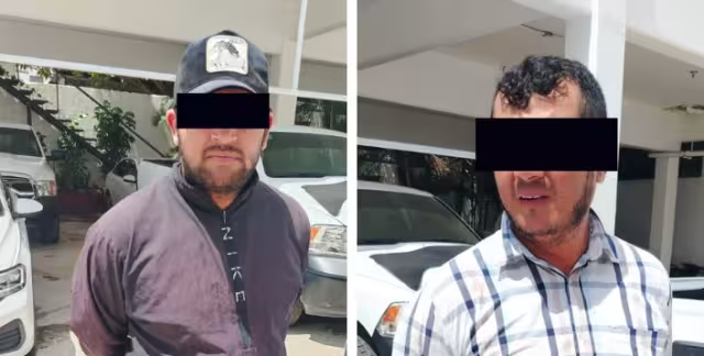 Los sospechosos, aparentemente de origen colombiano, estaban amenazando y extorsionando a una mujer