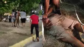 ¡De película!  Ladrón desata persecución al robar  una bicicleta en Cancún: VIDEO 