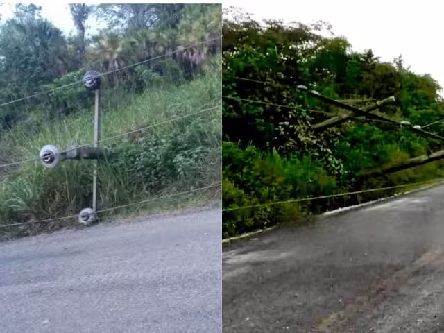Los pobladores, como Renzo Reyes López, exigen la intervención urgente de la Comisión Federal de Electricidad (CFE) para resolver el problema