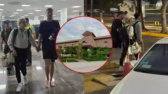 El youtuber Mr. Beast, cuyo nombre real es Jimmy Donaldson, fue captado en el aeropuerto de Chetumal, Quintana Roo.