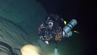 En la reciente inmersión, el grupo reportó haber descendido 120 metros