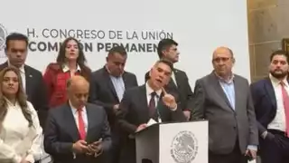 Alito Moreno, exgobernador de Campeche, justificó su reacción en el Senado contra Noroña.