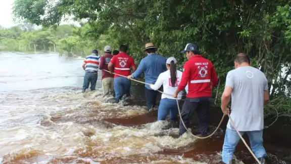 Así luce la localidad de Andrés Quintana Roo, en Bacalar Así luce la localidad de Andrés Quintana Roo, en Bacalar