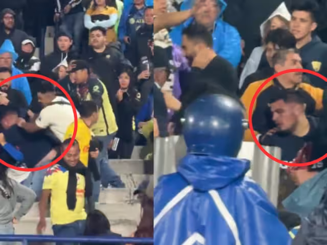 Las gradas de CU se pintaron de violencia