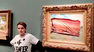 Ambientalista vandaliza obra de Monet en el Museo de Orsay en París