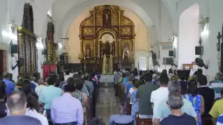 Realizan solemne bajada de San Francisco de Asís para las fiestas patronales de Campeche: EN VIVO