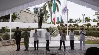 Con homenaje cívico Campeche conmemora el bicentenario del natalicio de Pablo García Montilla