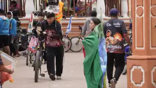 En Campeche ni el frente frio 14 detiene a los guadalupanos