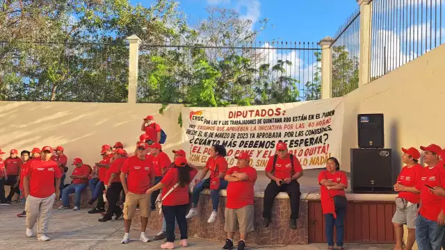 La concentración pacífica se realizó en las instalaciones de CROC