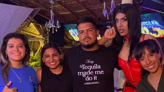 Integrantes de la comunidad LGBT+ en Playa del Carmen