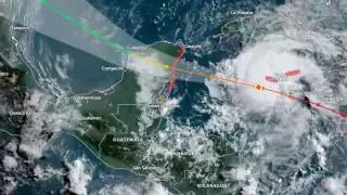   Emiten alerta naranja de "peligro alto" en 6 municipios de Campeche por Beryl   