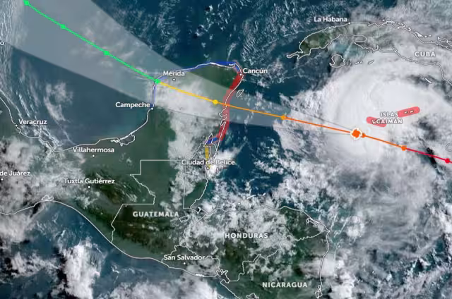 Alerta Naranja ("Peligro alto") para Calkiní, Dzitbalché, Hecelchakán, Tenabo, Hopelchén y Calakmul.