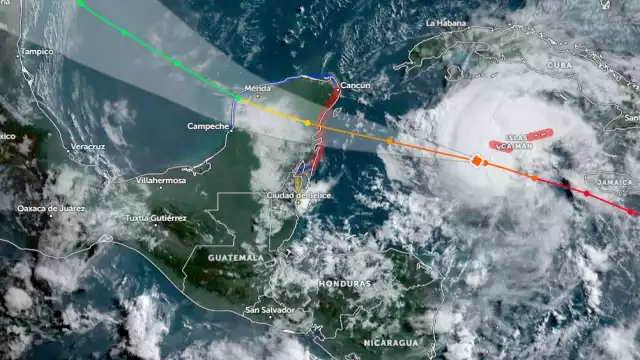 Alerta Naranja ("Peligro alto") para Calkiní, Dzitbalché, Hecelchakán, Tenabo, Hopelchén y Calakmul.