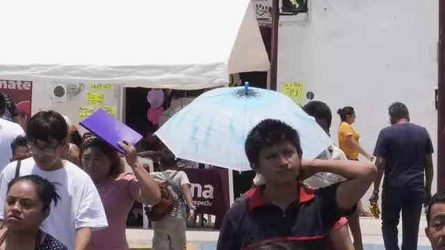 Campeche enfrenta una ola de calor extrema con temperaturas de hasta 45°C y sensaciones térmicas de 50°C