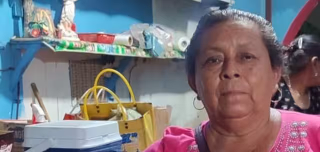 Mireya Changs, una de las locatarias perjudicadas