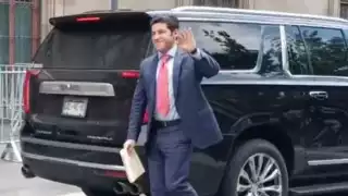 Samuel García visita Palacio Nacional y acuerda apoyo  de 4 mil 800 mdp para atender daños de Tormenta Tropical Alberto  