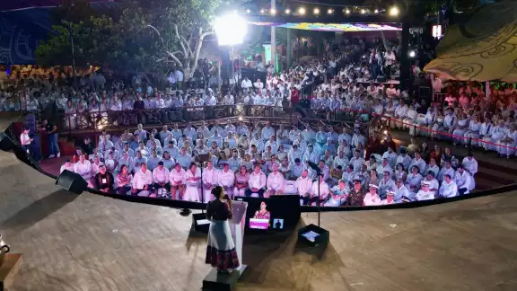 Así fue el tercer informe de la gobernadora de Quintana Roo: Mara Lezama. Así fue el tercer informe de la gobernadora de Quintana Roo: Mara Lezama.