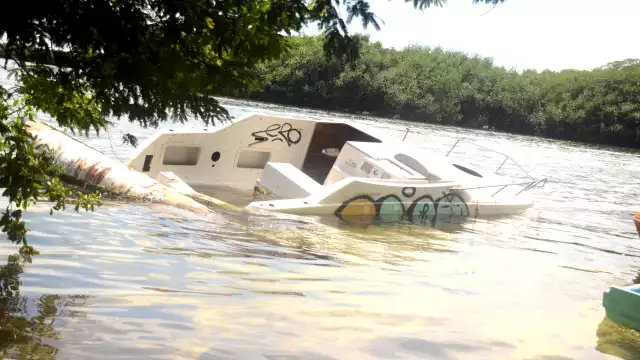 La parte afectada se encuentra frente a la bandera nacional, en el kilómetro 5 de la zona hotelera