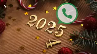 20 Frases para desear un Feliz Año Nuevo 2025    por Whatsapp