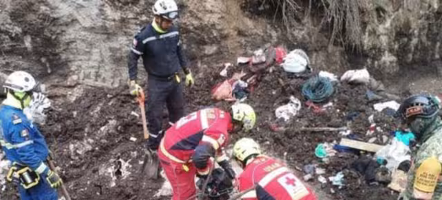 La Coordinación Nacional de Proteción Civil concluyó labores de rescate en San Luis Ayucan, municipio de Jilotzingo, Estado de México