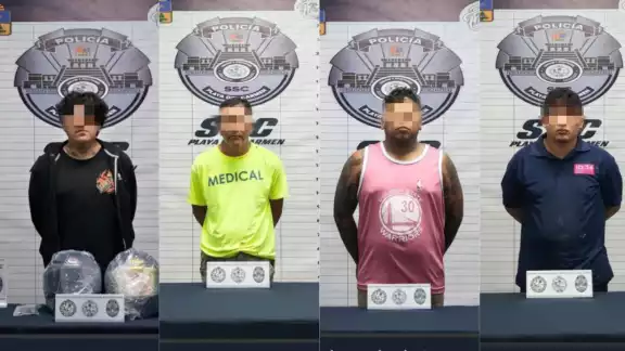 Los detenidos fueron identificados como Gerardo “N”, Ignacio “N”, Oswaldo “N”, Roberto “N” Los detenidos fueron identificados como Gerardo “N”, Ignacio “N”, Oswaldo “N”, Roberto “N”
