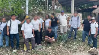 Empleados de cenotes de Valladolid protestan por escaso pago de utilidades
