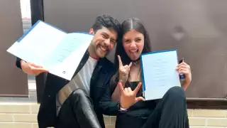 Novio de Daniela Parra reacciona a las acusaciones de ser la supuesta pareja de Héctor Parra 