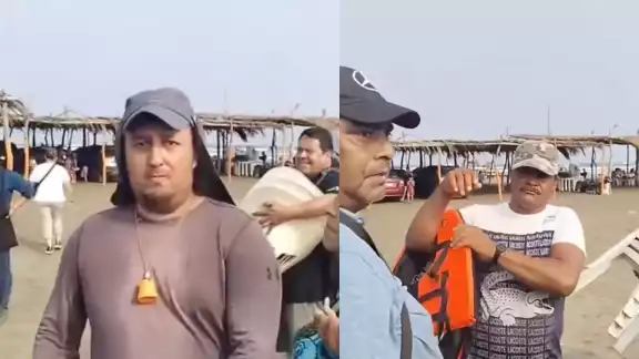 'Palaperos' agreden a turistas por no consumirles en esta playa: VIDEO