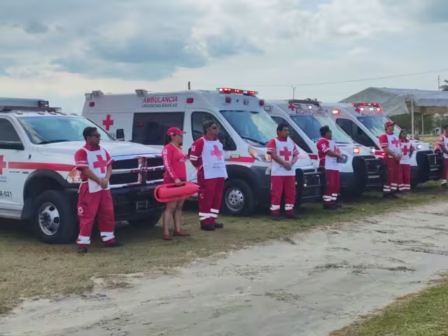 La Cruz Roja Campeche inició el Operativo Semana Santa 2025 con más de 140 elementos en seis delegaciones