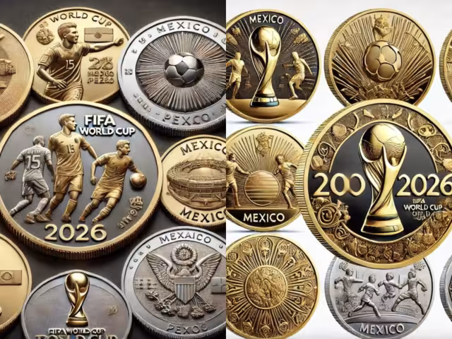 Estas serán todas las monedas conmemorativas de la Copa Mundial 2026