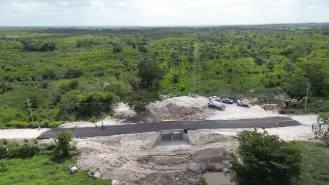 La obra es clave para evitar el aislamiento de la comunidad en temporadas de lluvias intensas.