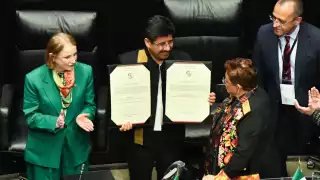 "En esta nueva etapa nadie será olvidado, nadie se quedará sin justicia", Hugo Aguilar, Ministro Presidente de la SCJN