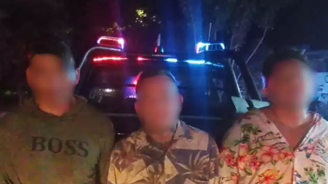 Las cuatro personas fueron detenidas, y puestas a disposición de la Fiscalía General del Estado (FGE)