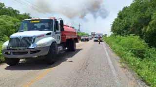 Reportan misterioso incendio en el basurero municipal de Felipe Carrillo Puerto