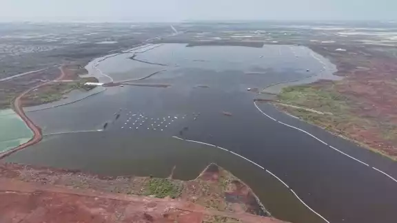 El aeropuerto que se construiría sobre el lago era un proyecto liderado por el ex presidente Enrique Peña Nieto El aeropuerto que se construiría sobre el lago era un proyecto liderado por el ex presidente Enrique Peña Nieto