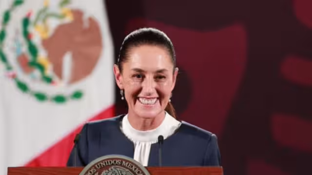 La virtual presidenta electa, Claudia Sheinbaum, recibió en su casa de transición a la canciller de Canadá, Mélanie Joly