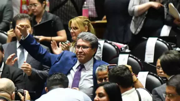 Ricardo Monreal Ávila, líder del grupo parlamentario de Morena en la Cámara de Diputados