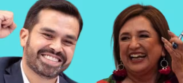 Jorge Álvarez Maynez y Xóchitl Gálvez, candidatos presidenciales