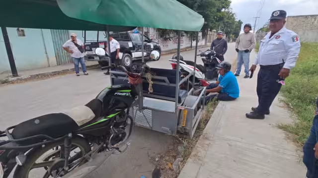 Un accidente de tránsito en la avenida Héctor Pérez Martínez dejó un lesionado y daños materiales