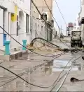 Isla Mujeres registra alrededor de 50 postes caídos a un mes del paso de “Beryl”