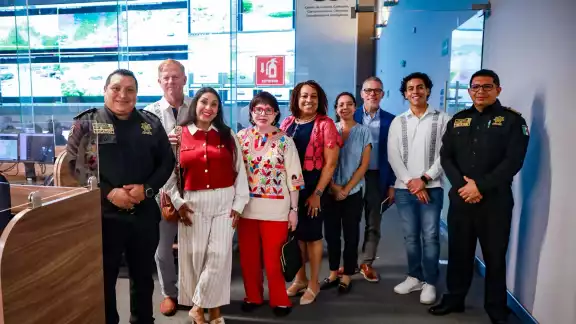 Los integrantes del organismo empresarial conocieron el trabajo de las distintas áreas del C5i Los integrantes del organismo empresarial conocieron el trabajo de las distintas áreas del C5i