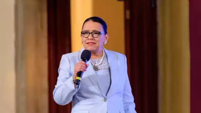 Rosa Icela Rodríguez Velázquez, secretaria de Seguridad y Protección Ciudadana