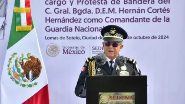 El General Hernán Cortés Hernández tomó protesta como nuevo Comandante Interino de la Guardia Nacional