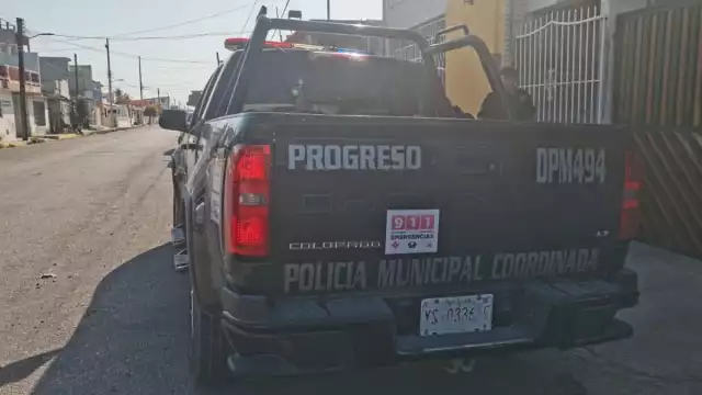 La policía arribó al lugar de los hechos en Progreso