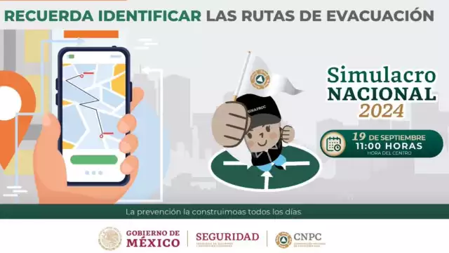 El Gobierno de México te invita a participar de forma activa en el Simulacro Nacional 2024