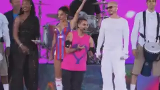 Así se vieron J Balvin y Coldplay en el espectáculo del Mundial de Clubes FIFA 2025