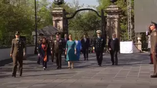 Claudia Sheinbaum encabeza el 112 Aniversario de la Marcha de la Lealtad en el Castillo de Chapultepec